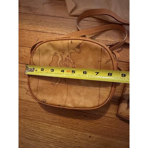 Authentic Alviero Martini map handbag and wallet vintage - Picture 4 of 15